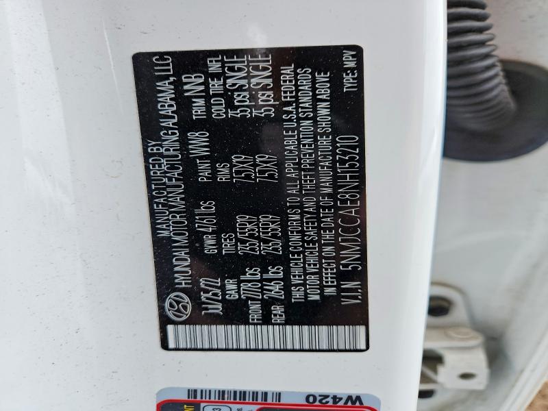 Продажа на аукционе авто 2022 Hyundai Tucson, vin: 5NMJCCAE8NH153210, номер лота: 50626756