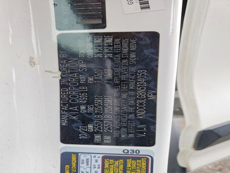 Продажа на аукционе авто 2022 Kia Niro Ev, vin: KNDCC3LG8N5134053, номер лота: 48864696