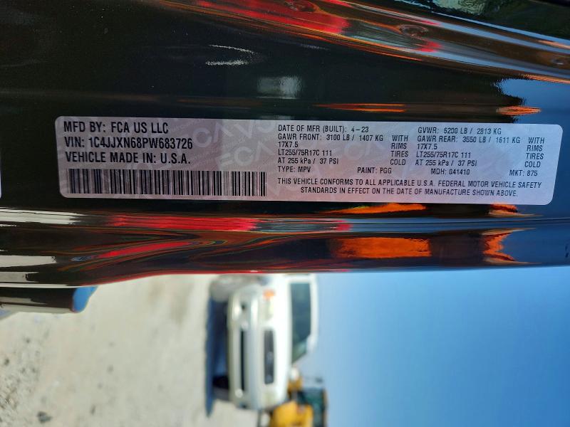 Aukcja sprzedaży 2023 Jeep Wrangler, vin: 1C4JJXN68PW683726, numer aukcji: 51035286