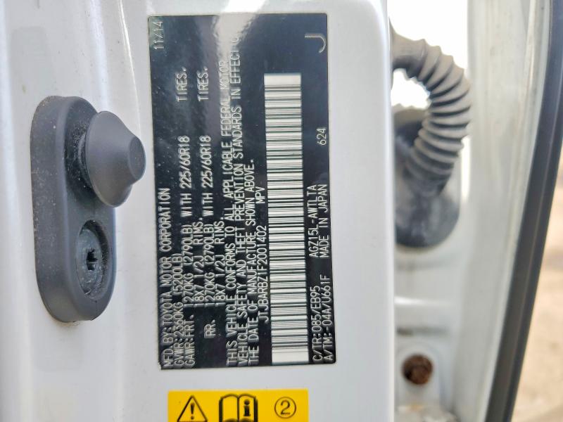 48101346 :رقم المزاد ، JTJBARBZ1F2001402 vin ، 2015 Lexus Nx 200t مزاد بيع