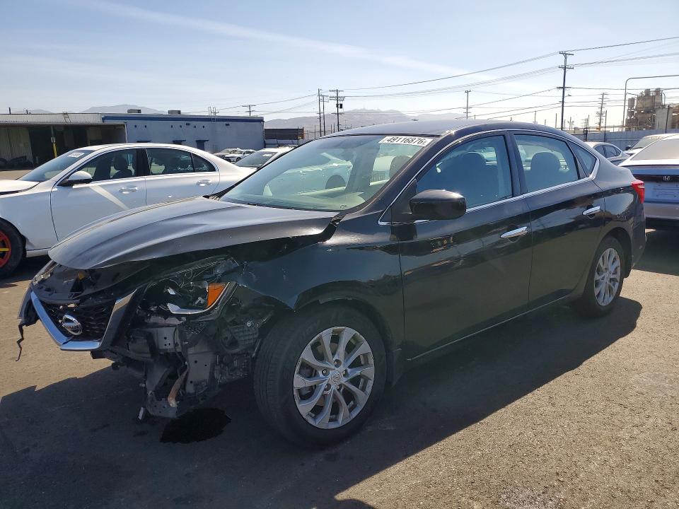 2018 Nissan Sentra მანქანა იყიდება აუქციონზე, vin: 3N1AB7APXJY345680, აუქციონის ნომერი: 49116876