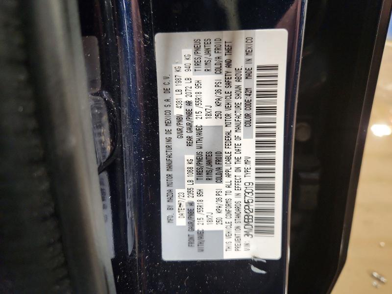 51838096 :رقم المزاد ، 3MVDMBBM2PM573019 vin ، 2023 Mazda Cx-30 مزاد بيع