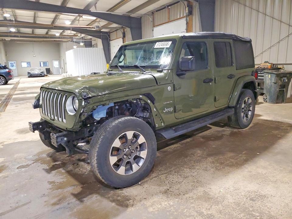 Auction sale of the 2022 Jeep Wrangler Unlimited, vin: 1C4HJXEG7NW200893, lot number: 51246696