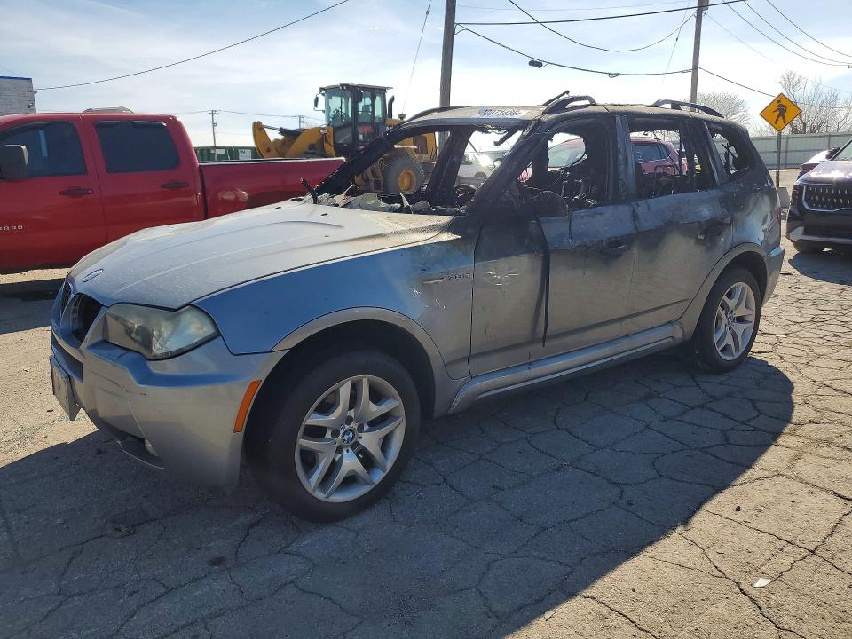 2007 Bmw X3 მანქანა იყიდება აუქციონზე, vin: WBXPC93427WF03776, აუქციონის ნომერი: 49071436