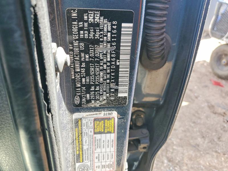 Aukcja sprzedaży 2015 Kia Sorento, vin: 5XYKTDA68FG611648, numer aukcji: 51874486