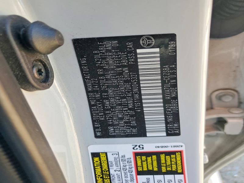 50130376 :رقم المزاد ، 4T1S11AK3NU045327 vin ، 2022 Toyota Camry مزاد بيع