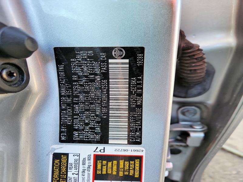 Aukcja sprzedaży 2017 Toyota Camry, vin: 4T1BF1FK0HU442556, numer aukcji: 51141616