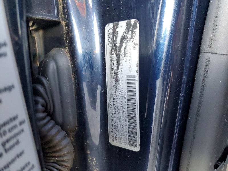 Aukcja sprzedaży 2006 Audi A8, vin: WAUML44E86N014811, numer aukcji: 49195696