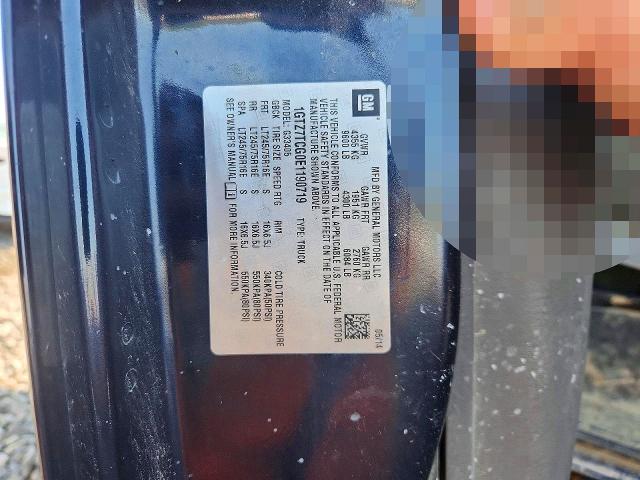 50970486 :رقم المزاد ، 1GTZ7TCG0E1190719 vin ، 2014 Gmc Savana مزاد بيع