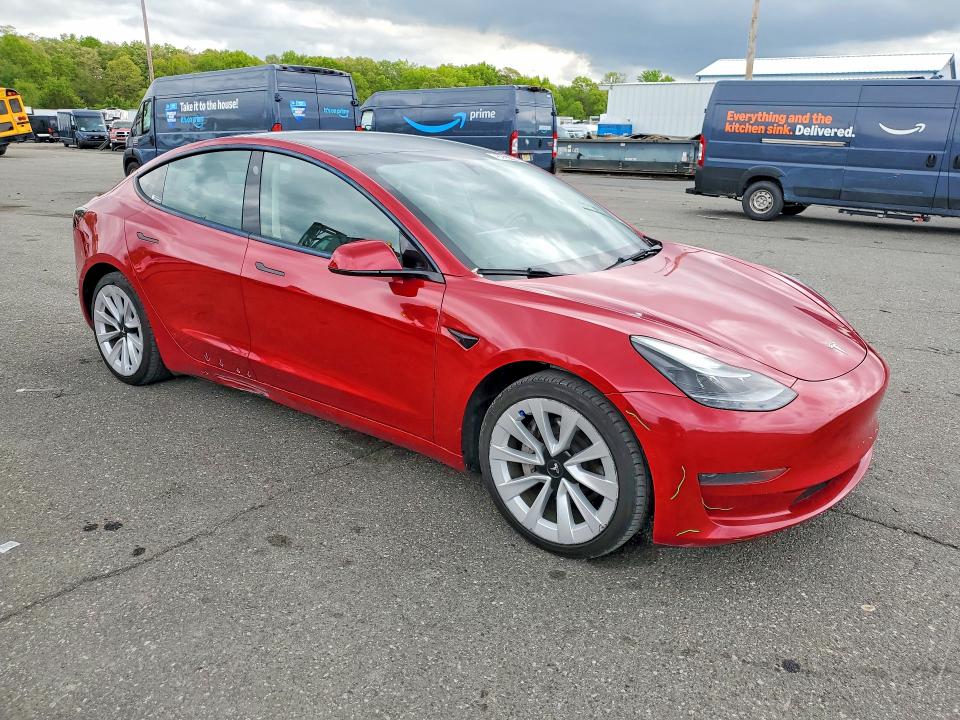 Aukcja sprzedaży 2022 Tesla Model 3, vin: 5YJ3E1EA1NF286083, numer aukcji: 52037466