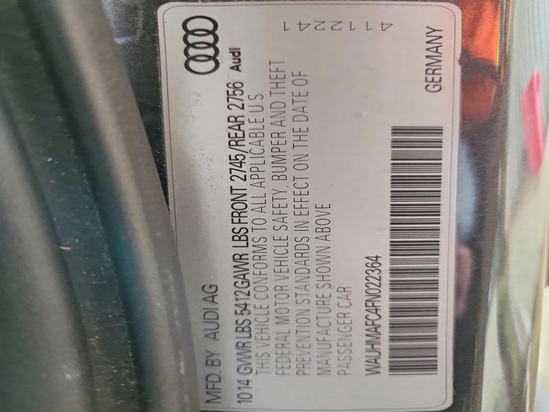 Продаж на аукціоні авто 2015 Audi A6, vin: WAUHMAFC4FN022364, номер лоту: 50658636