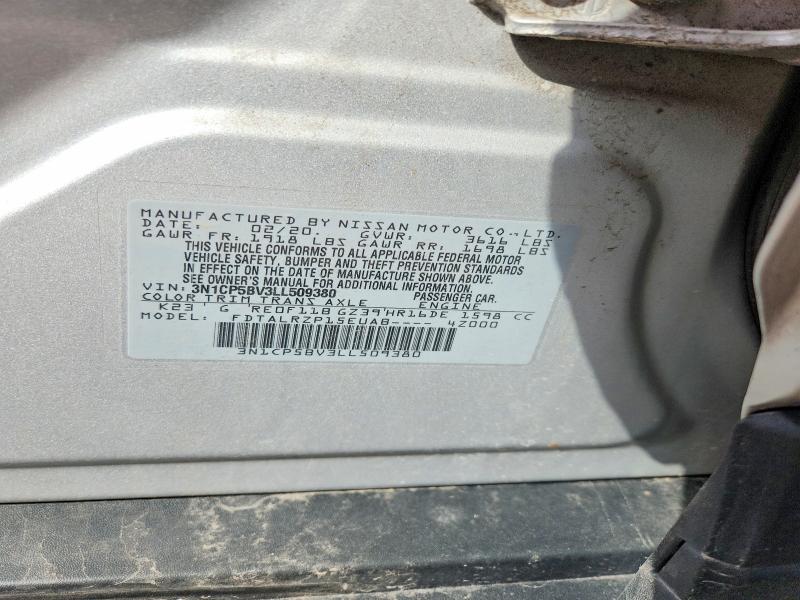Продаж на аукціоні авто 2020 Nissan Kicks, vin: 3N1CP5BV3LL509380, номер лоту: 49941066