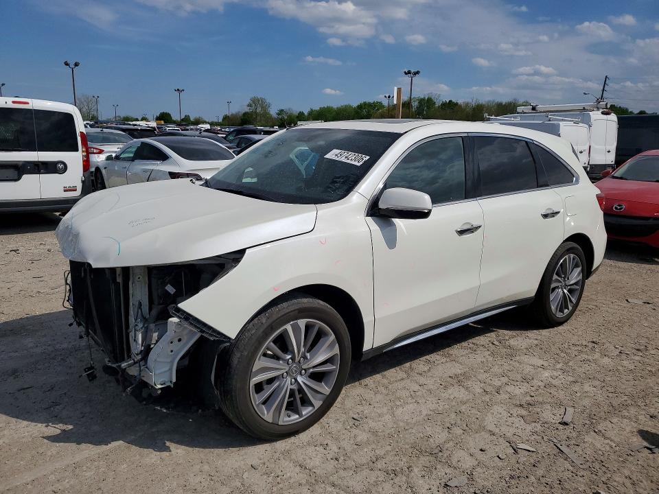 2019 Acura Mdx მანქანა იყიდება აუქციონზე, vin: 5J8YD4H5XKL020676, აუქციონის ნომერი: 49742306