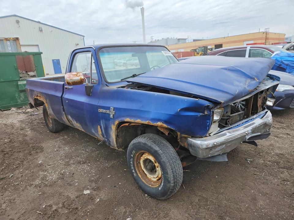 50056766 :رقم المزاد ، 2GCDC14HXF1223786 vin ، 1985 Chev Pick Up Truck مزاد بيع