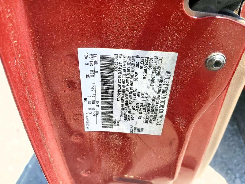 Продажа на аукционе авто 1998 Mazda B2500, vin: 4F4YR16C8WTM46332, номер лота: 50260566