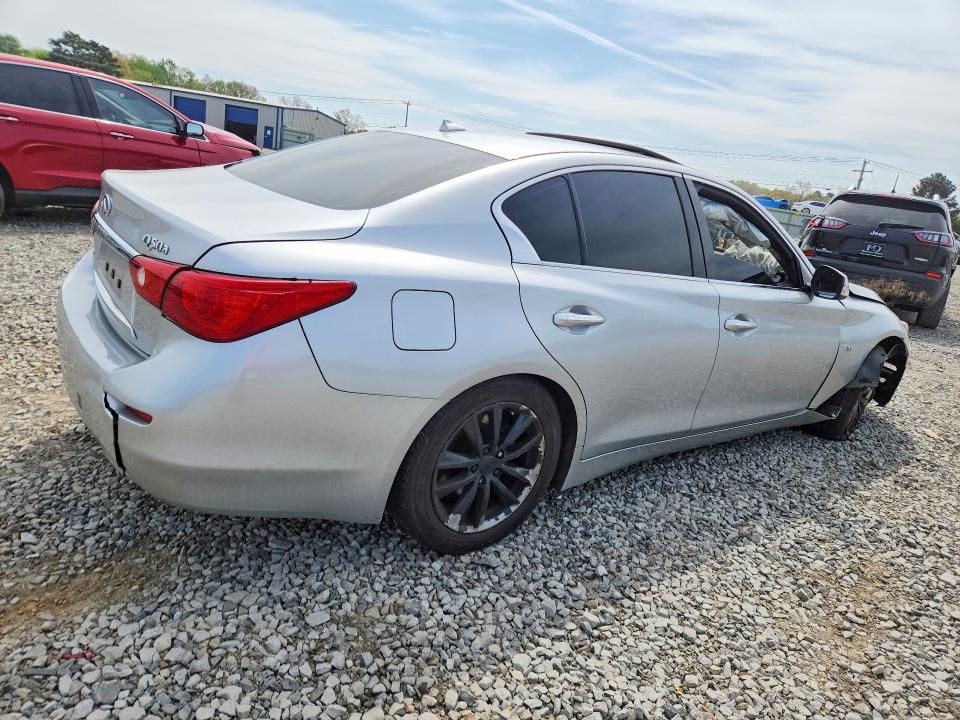 49153116 :رقم المزاد ، JN1BV7AR9FM398684 vin ، 2015 Infiniti Q50 مزاد بيع