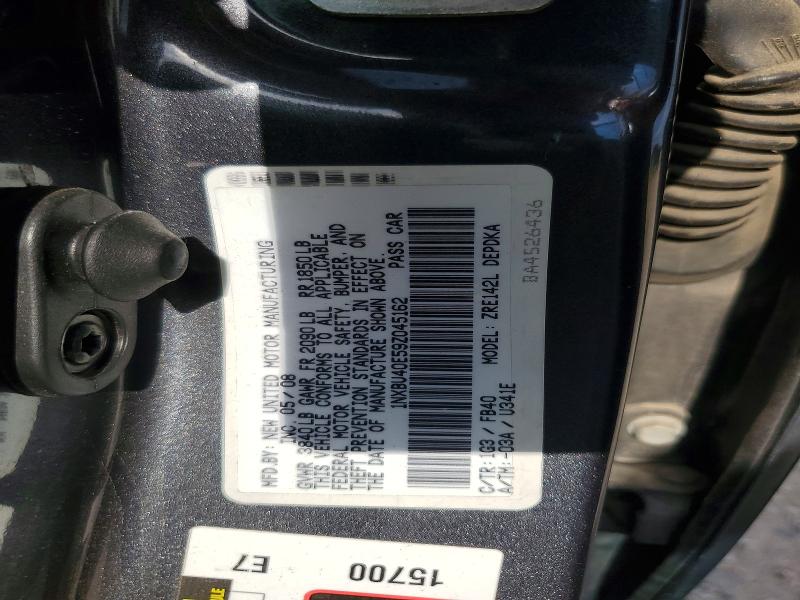 Продажа на аукционе авто 2009 Toyota Corolla, vin: 1NXBU40E59Z045162, номер лота: 49860766