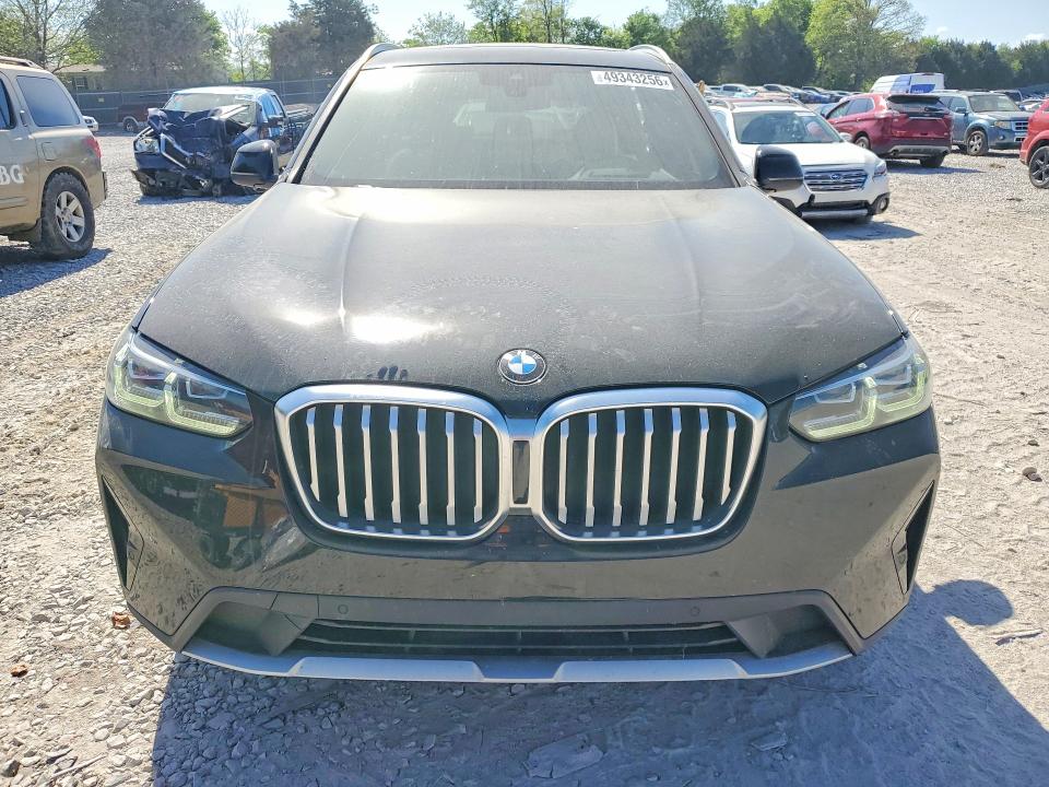 2022 Bmw X3 მანქანა იყიდება აუქციონზე, vin: 5UX43DP09N9J11380, აუქციონის ნომერი: 49343256