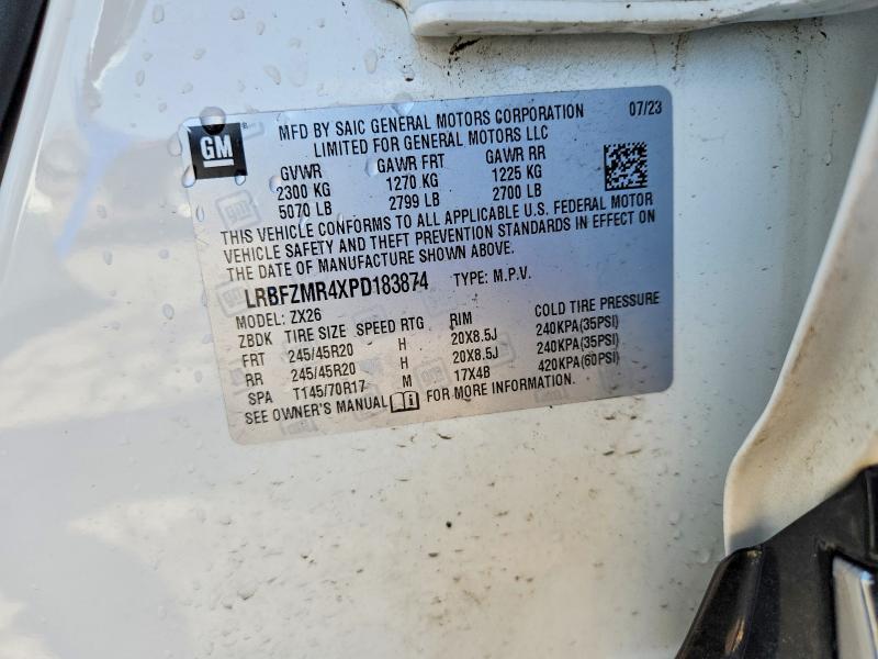Продаж на аукціоні авто 2023 Buick Envision, vin: LRBFZMR4XPD183874, номер лоту: 48694246