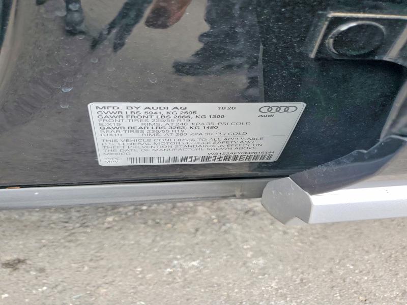 Aukcja sprzedaży 2021 Audi Q5 E, vin: WA1E2AFY0M2015444, numer aukcji: 51249986