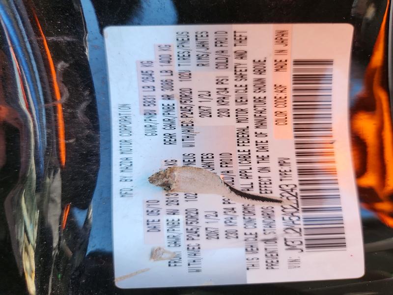 Aukcja sprzedaży 2010 Mazda Cx-9, vin: JM3TB2MA5A0226243, numer aukcji: 50701116