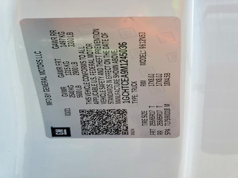 Aukcja sprzedaży 2021 Chevrolet Colorado, vin: 1GCHTCEA9M1245036, numer aukcji: 51270566