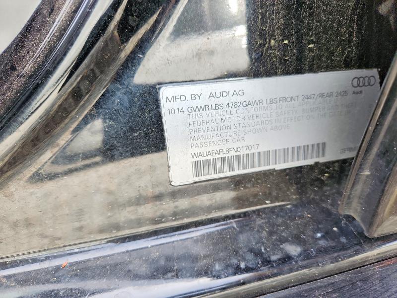 Продаж на аукціоні авто 2015 Audi A4, vin: WAUAFAFL8FN017017, номер лоту: 51033666