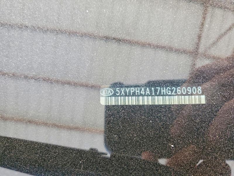 49464076 :رقم المزاد ، 5XYPH4A17HG260908 vin ، 2017 Kia Sorento مزاد بيع