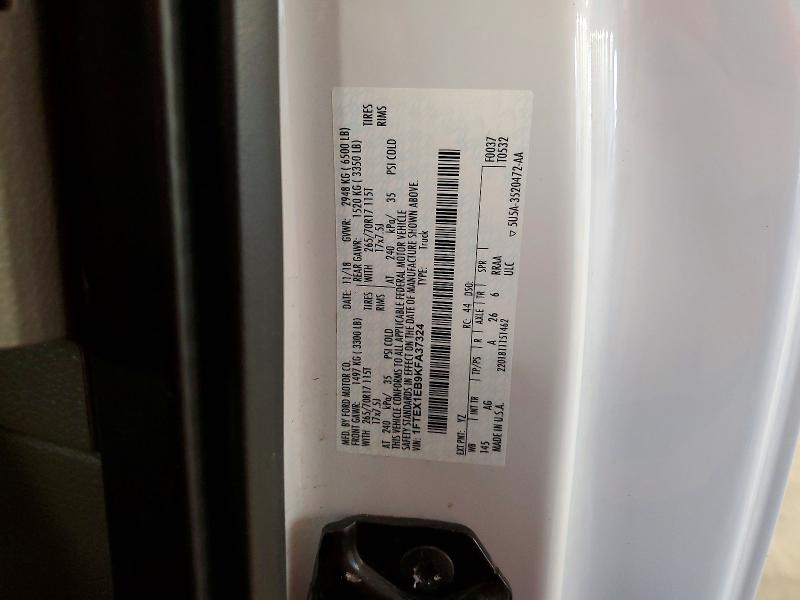 50820366 :رقم المزاد ، 1FTEX1EB9KFA37324 vin ، 2019 Ford F150 مزاد بيع