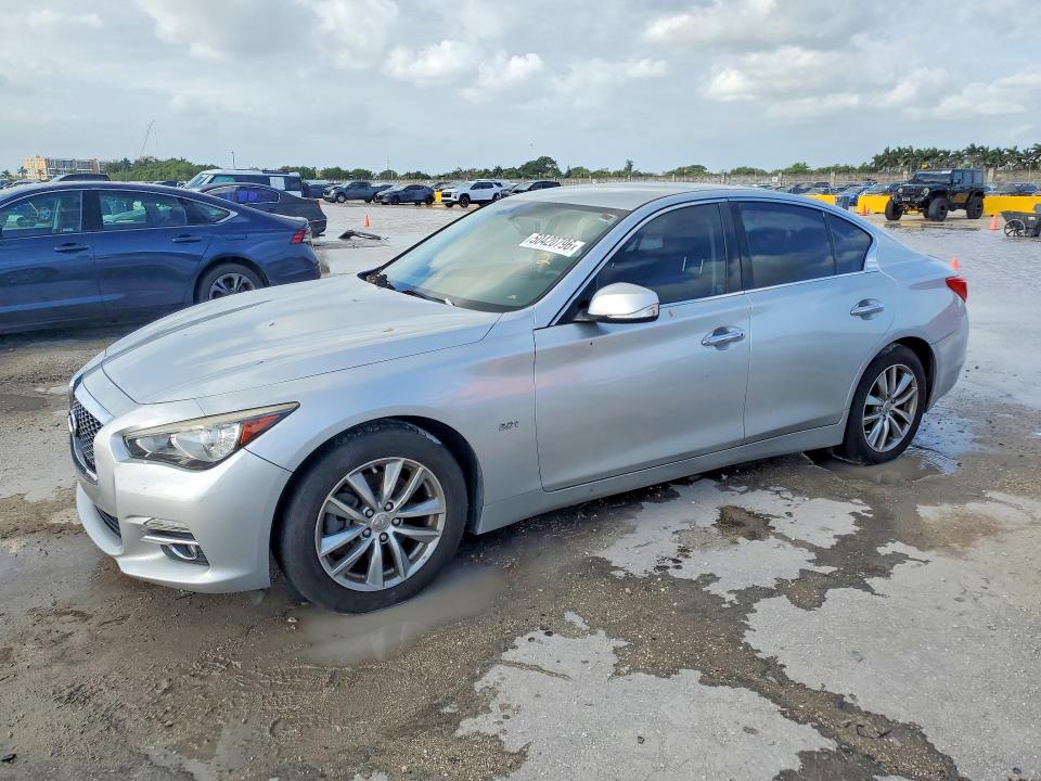 2017 Infiniti Q50 მანქანა იყიდება აუქციონზე, vin: JN1CV7AP9HM641867, აუქციონის ნომერი: 50420796