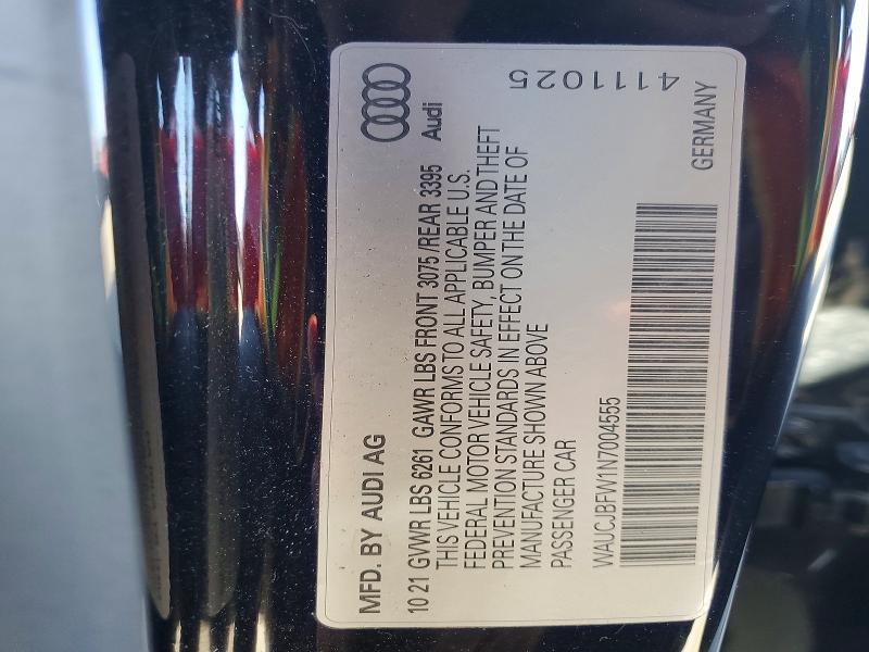 Продажа на аукционе авто 2022 Audi E-tron Gt, vin: WAUCJBFW1N7004555, номер лота: 51356876