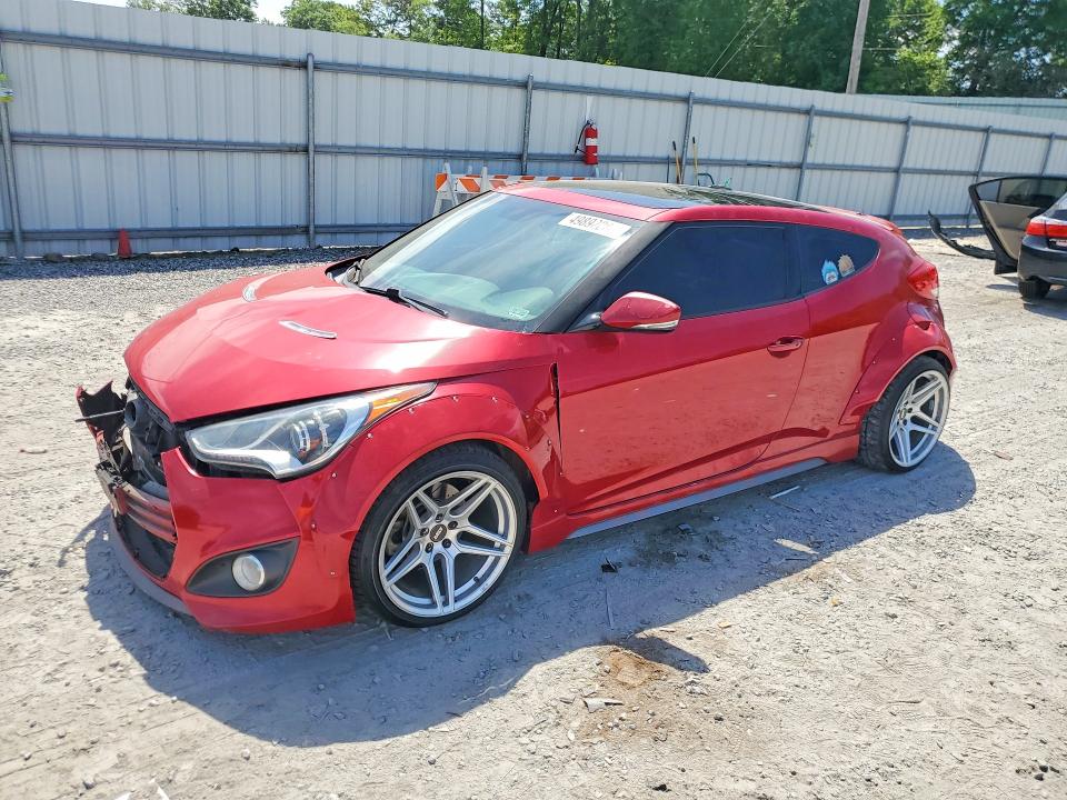 2015 Hyundai Veloster მანქანა იყიდება აუქციონზე, vin: KMHTC6AE1FU225283, აუქციონის ნომერი: 49892286
