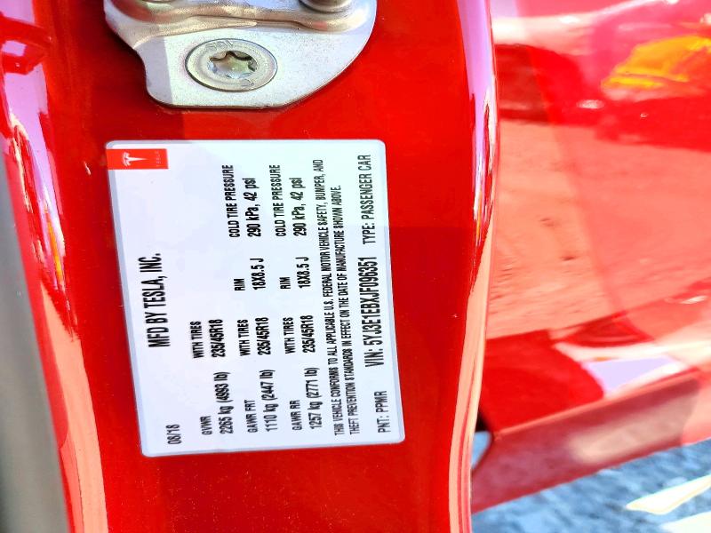 48473116 :رقم المزاد ، 5YJ3E1EBXJF096351 vin ، 2018 Tesla Model 3 مزاد بيع