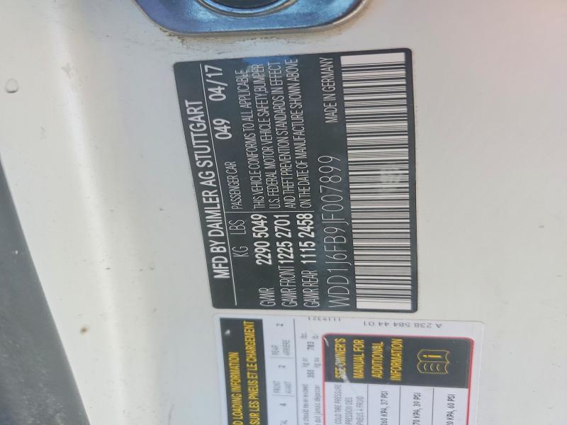 Продажа на аукционе авто 2018 Mercedes-benz E, vin: WDD1J6FB9JF007899, номер лота: 49195206