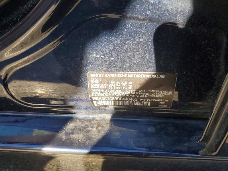 48804676 :رقم المزاد ، WBA3C1C50DF440463 vin ، 2013 Bmw 328 مزاد بيع