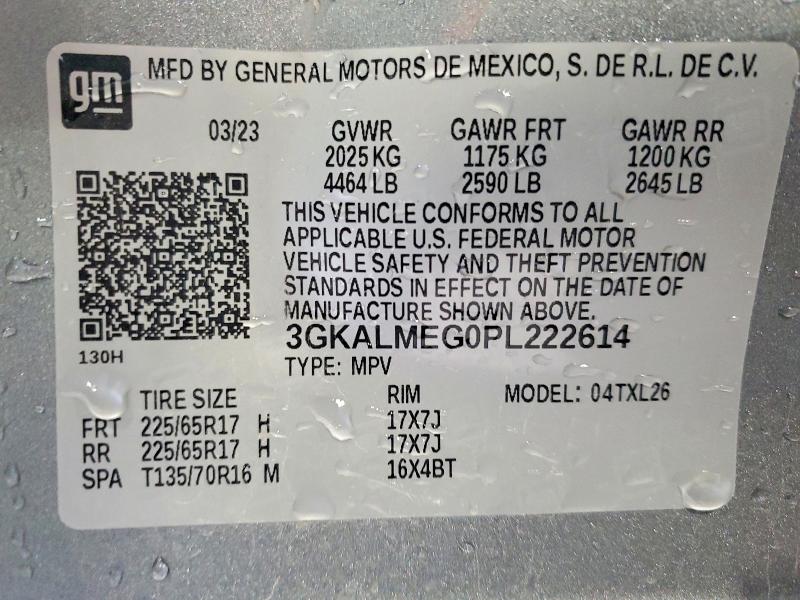 Продажа на аукционе авто 2023 Gmc Terrain, vin: 3GKALMEG0PL222614, номер лота: 48294676
