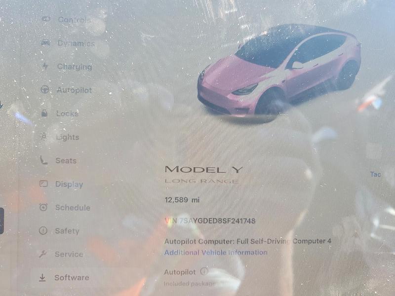 2025 Tesla Model Y მანქანა იყიდება აუქციონზე, vin: 7SAYGDED8SF241748, აუქციონის ნომერი: 50176606