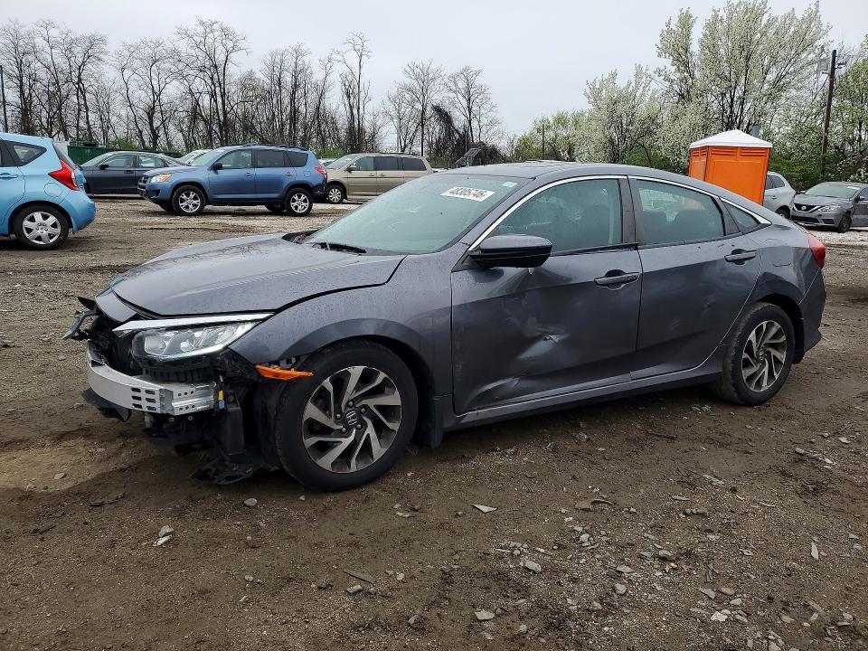 2017 Honda Civic მანქანა იყიდება აუქციონზე, vin: 19XFC2F74HE205583, აუქციონის ნომერი: 48305746