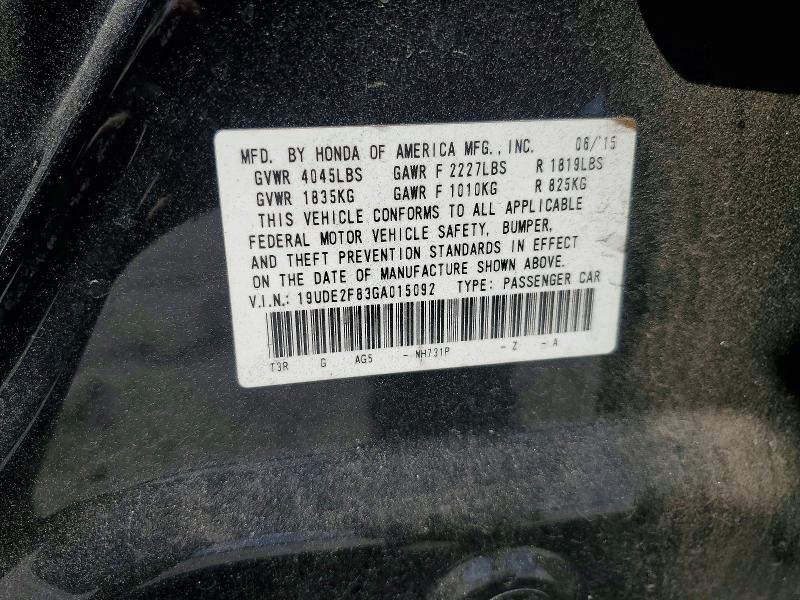 Aukcja sprzedaży 2016 Acura Ilx, vin: 19UDE2F83GA015092, numer aukcji: 48213306