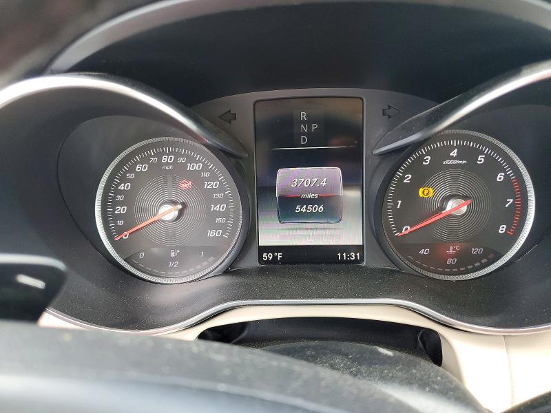 48536856 :رقم المزاد ، 55SWF4JBXHU229328 vin ، 2017 Mercedes-benz C مزاد بيع