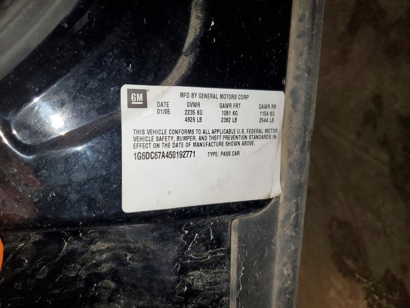Продаж на аукціоні авто 2005 Cadillac Sts, vin: 1G6DC67A450192771, номер лоту: 51272296