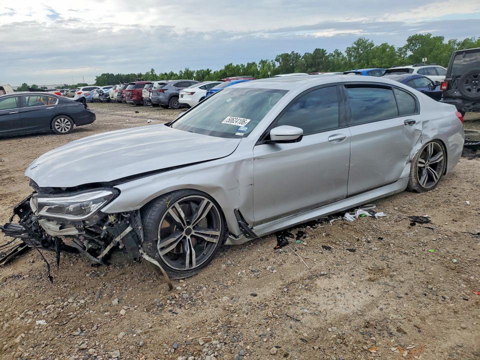 2017 Bmw 750 მანქანა იყიდება აუქციონზე, vin: WBA7F2C57HG421875, აუქციონის ნომერი: 50624106