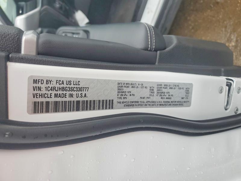 Продаж на аукціоні авто 2025 Jeep Grand Cherokee, vin: 1C4RJHBG3SC330777, номер лоту: 49845406