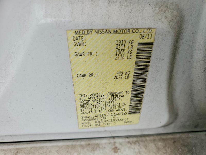 Aukcja sprzedaży 2014 Nissan Altima, vin: 1N4AL3AP6EN210496, numer aukcji: 51693376