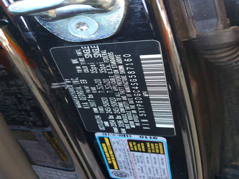 Aukcja sprzedaży 2025 Kia Telluride, vin: 5XYP6DGC4SG587160, numer aukcji: 51845506