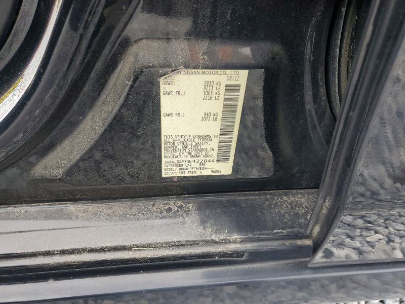 2013 Nissan Altima მანქანა იყიდება აუქციონზე, vin: 1N4AL3AP3DN422044, აუქციონის ნომერი: 51984886