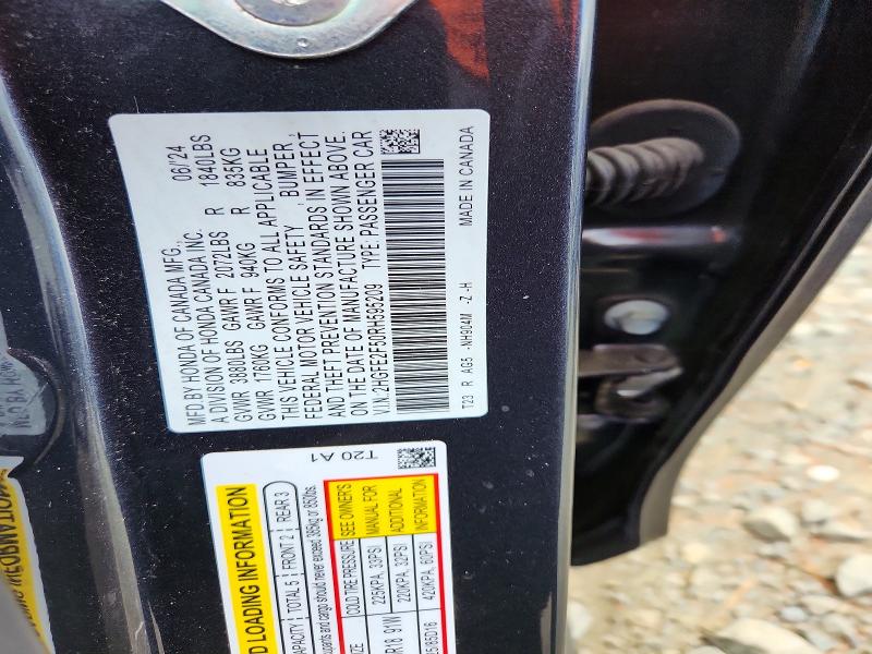 Продажа на аукционе авто 2024 Honda Civic, vin: 2HGFE2F50RH595209, номер лота: 49667206