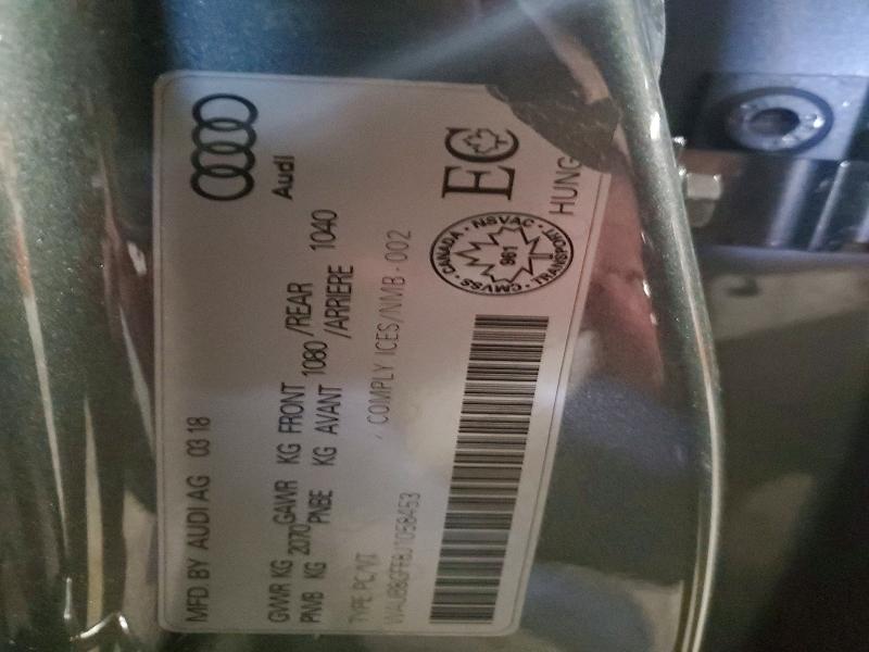 Продаж на аукціоні авто 2018 Audi A3, vin: WAUB8GFF8J1058453, номер лоту: 47035046
