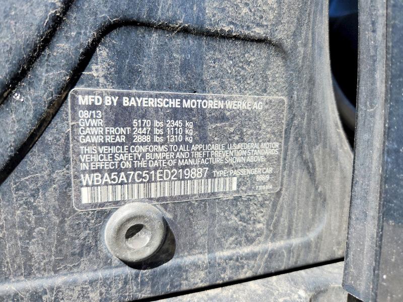 Продаж на аукціоні авто 2014 Bmw 528, vin: WBA5A7C51ED219887, номер лоту: 51480576