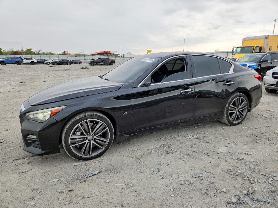49307056 :رقم المزاد ، JN1BV7AR3FM395957 vin ، 2015 Infiniti Q50 مزاد بيع